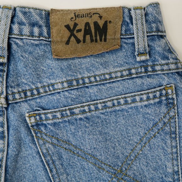 Vintage 90s Jeans X-AM High Waisted Denim Shorts - Picture 6 of 7